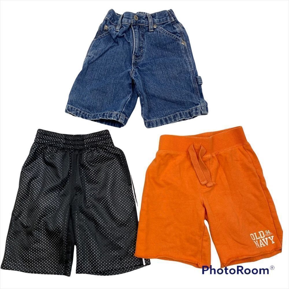 Lot of Three Pairs Boys Casual Shorts Mixed Brand Size 4/4T